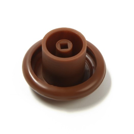 Furniture handle plastic, d = 35, color dark tree-5