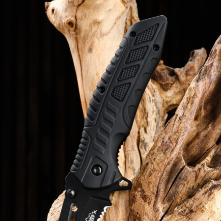 Folding “shark” knife 21cm, blade 90mm/2.6mm-4