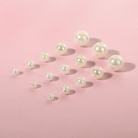 Assorted pursuit pearls, d = 3 /4 /5 /6 /8 mm, pearl color-1
