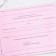 Wedding invitation with tracing paper "for our wedding", 17.5 x 13 cm