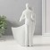Polystone souvenir "Snow -white pair with golden colors" 12x5.5x20.5 cm