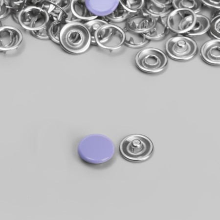Shirt button, closed, d = 9.5 mm, purple color-1
