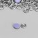 Shirt button, closed, d = 9.5 mm, purple color