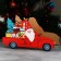 Organizer for bottles "Santa Claus in the car"