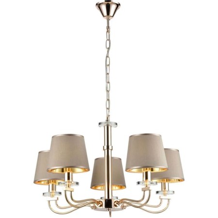 OLIMPIA chandelier, 5x40W E14, color gold-1