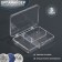 Organizer for decor, 3 sections, 11.2 × 8 × 2.2 cm, the color is transparent