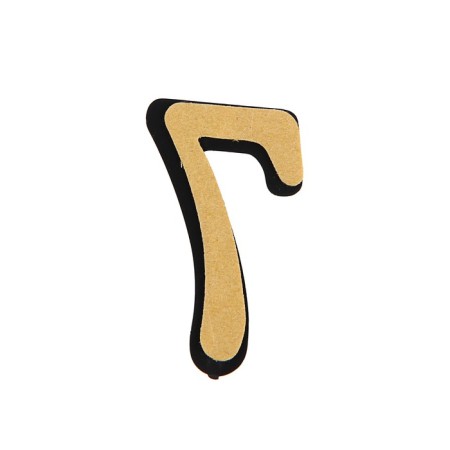 Door number "7", plastic, chromium color-2