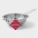 A colander made of stainless steel of a share, 2.2 l, d = 22 cm, thickness 0.3 mm, a long handle