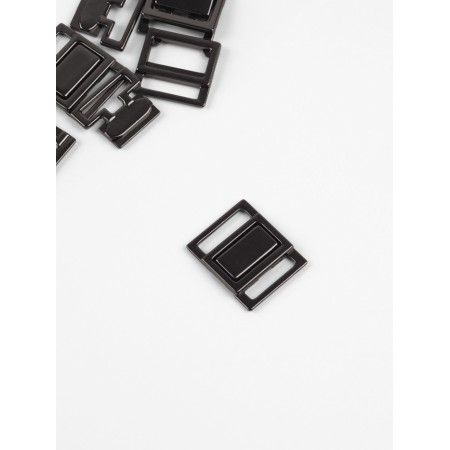 Flotter for a swimsuit, metal, 15 mm, 5 pcs., Black nickel color