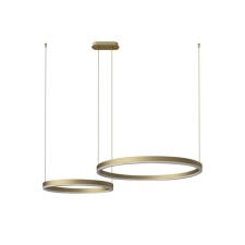 Подвес «Тор», размер 90x60x40+60x150 см, 60Вт, LED, 3000K, диммируемый, с ПДУ