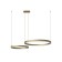 Suspension "Thor", size 90x60x40+60x150 cm, 60W, LED, 3000K, Dimmic, with FDU