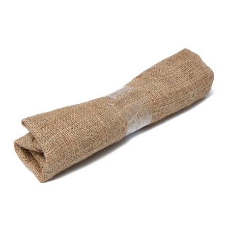 Jute bag, 44 × 90 cm, density 190 g/m², weaving 34 × 22 threads, with ties-10