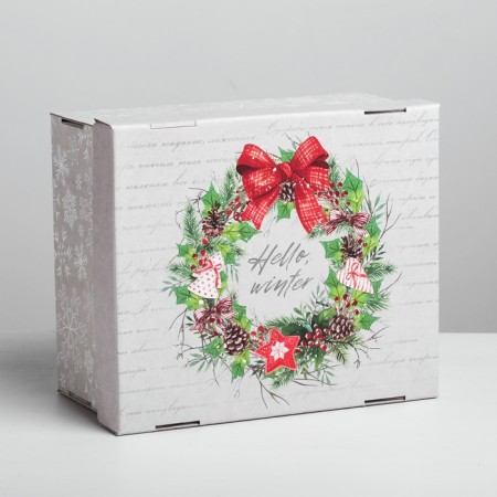Hello, Winter folding box, 31.2 x 25.6 x 16.1 cm, New Year-1