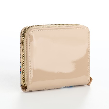 Children's wallet with lightning, beige color-2