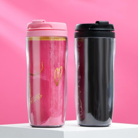 Paired thermostacons "The best/mine", 2 pcs., 350 ml-3