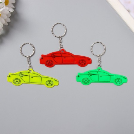 Browler plastic reflective "car" mix 7.3x3 cm