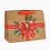 Package Gift New Year's craft vertical “Happy New Year”, bow, MS 18 x 23 x 10 cm, New Year