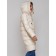 Coat insulated winter female, size 50, light-beige color