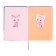 Notebook Gift Book 96l, line, colored cut, PVC Cat cover 3D (17.7x12.4cm)