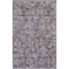 Rectangular carpet Karmen Hali Rim, size 95x200 cm, color Grey/Grey