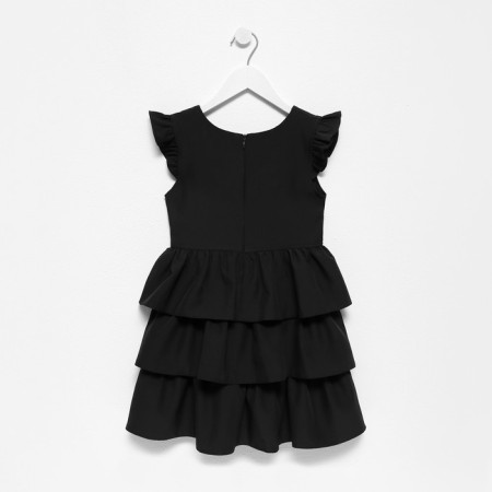 School sundress for girls, black color, height 146 cm-9