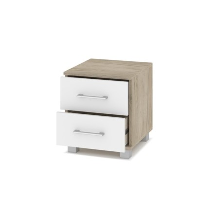 Bedside room amanda-A21 400x420x450 with boxes of gray oak/white-1