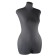 Mannequin overlays, black, 40-44 size