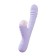 Vibrator with up & down jos spinny, 23 cm, silicone, purple color