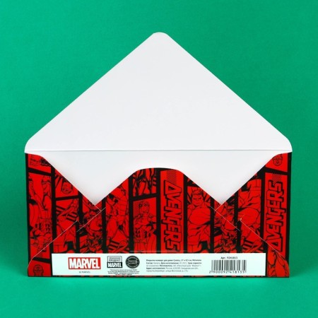Money envelope, 16.5 x 8 cm "Comic", Avengers-1