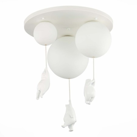 Ceiling EVOLUCE lamp. Sle115402-03. Modena. 3x160 W, E27/G9, 50x50x61 cm, white color-3