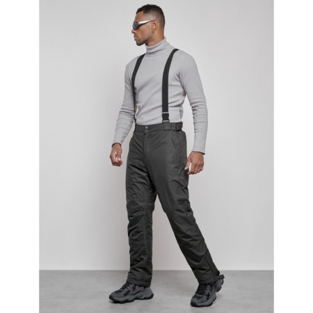 Semi -combinezone ski insulated male winter, size 48, khaki color-1