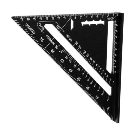 Universal roofing charcoal of tundra, aluminum, with an internal scale, 175 mm-8