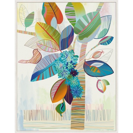 Reproduction of the painting "Flory. No. 3 ”, 50x65, frame (20-001d)