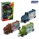 Dino truck set, 3 pcs, with dinosaurs