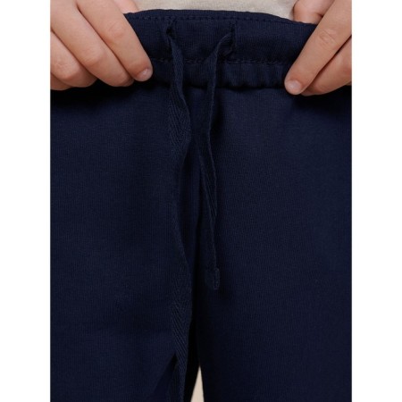 Pants for boys, height 98 cm, dark blue color-3