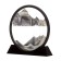 Sanding clock-picture "Karakum", D-26 cm, anti-stress, black sand