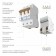 Aircraft switch 3P 16 A C 6 KA W903P166