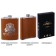 Flaw for alcohol "man No. 1", stainless steel, gift, 240 ml, 8 oz