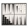 Board game 3 in 1 "must think": checkers, chess, backgammon, field 21 x 19 cm