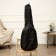 Classic guitar, black, 101 x 40 x 12 cm