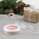 Kapron tape with a new year, 15 mm × 23 ± 1 m, white/gold color