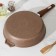 Granite pan, d = 30 cm, removable handle, glass cover, anti -stick coating, brown color