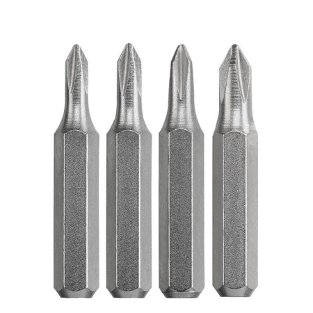 Bit KWB Micro, PH000/PH00/PH0/PH1, steel TQ60, 28 mm, 4 pcs