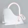 Carriage for flowers with tape, 30x25x12 cm, pink