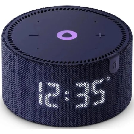 Smart column "New Yandex Mini Station", Voice Assistant Alice, 10W, with a clock, blue-2