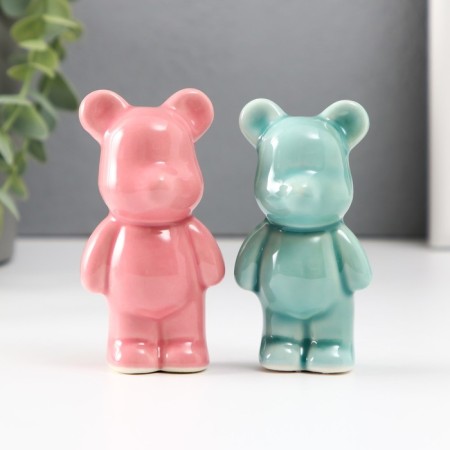 Souvenir Ceramics "Bear" Color Mix 5x4x10 cm-1