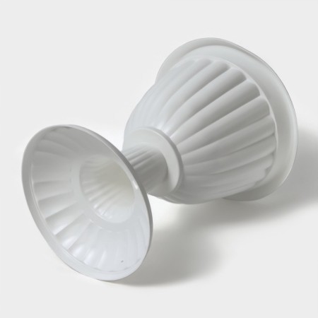 Street Kashpo on the leg is high "jasmine", 12 l, white color-5