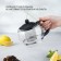 Glass teapot “Inspiration”, 850 ml, with metal sieve, black color