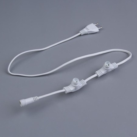 Power cord for vessels 3 outputs, white thread