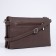 Cross-Bodi Bag on a zipper, brown color